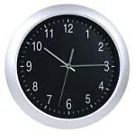Часы настенные WallC-R02P/silver серебристый