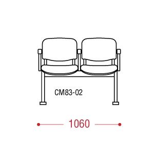 КФ Стандарт  двухместная секция 106х75х54 см