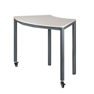 «Кинетика» Стол мобильный&quot;дугообразный&quot; фиксированный, № 7  (650*1140*817) 