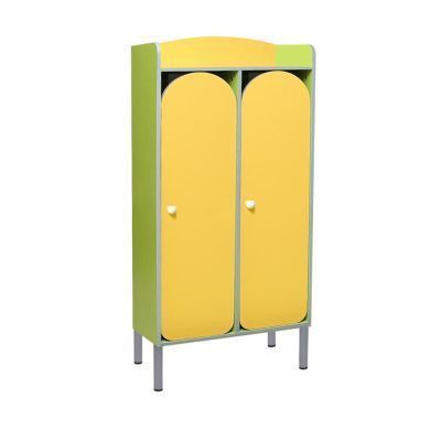 РК ШР-74 ШКАФ ДЕТСКИЙ (ЛДСП и МДФ) НА МЕТАЛЛОКАРКАСЕ С РЕШЕТКОЙ