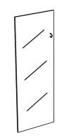 К623 Дверь стеклянная средняя прозрачная (1шт) (116х40х0.4)