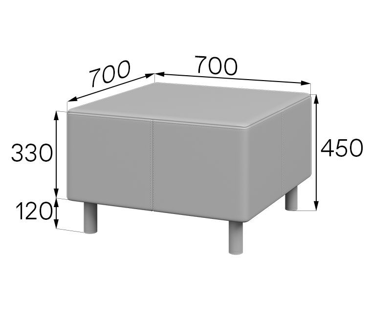 Юнит Пуф (700х700х450)