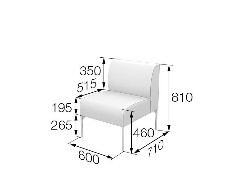 Бридж Модуль 1-местный (600*710*810)