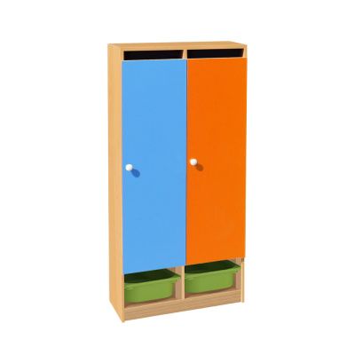 РК ШНД-2-К ШКАФ ДЕТСКИЙ (ЛДСП) С КОНТЕЙНЕРАМИ