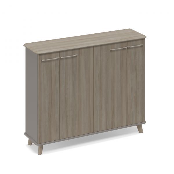 ТМ 353 Шкаф средний закрытый греденция WOOD 150x44x122.4