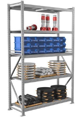 MSPRO Стеллаж MS PRO 250/150X60/5 ( 2496x1612x603 мм )