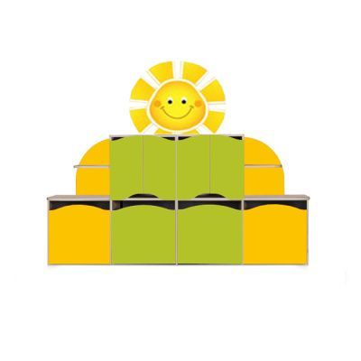 РК Стенка 3 с декорацией 26 2100х350х1450мм