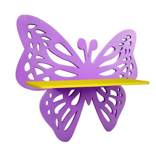 РК Полка Бабочка фиолетовая  600х200х600мм