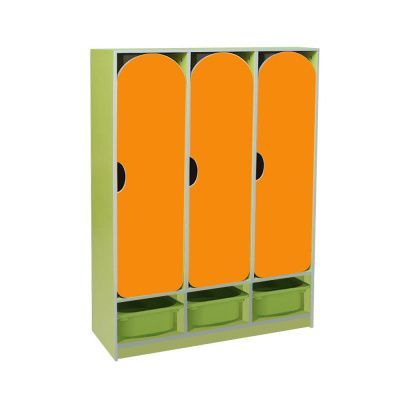 РК ШНД-33-К ШКАФ ДЕТСКИЙ (ЛДСП+МДФ) С КОНТЕЙНЕРАМИ