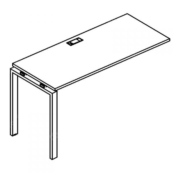 A4 2 025-1 Секция стола рабочей секции на м/к DUE (160x80x75)