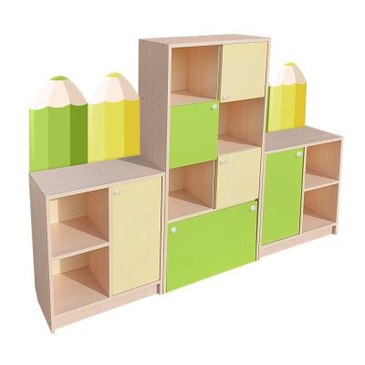 РК Стенка детская  с декором 21 1800х300х1200мм