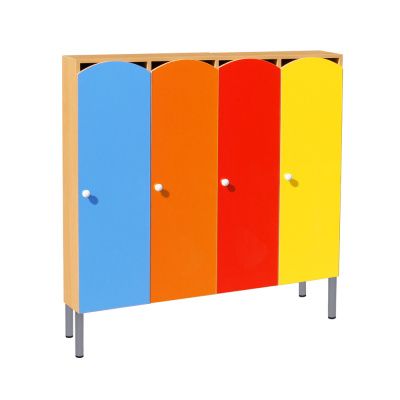 РК ШНМР-4 ШКАФ ДЕТСКИЙ (ЛДСП+МДФ) НА МЕТАЛЛИЧЕСКИХ НОЖКАХ