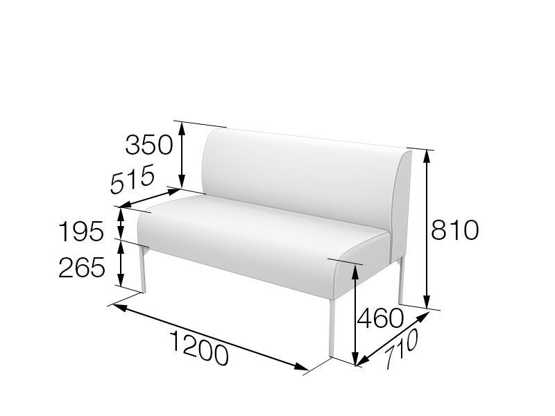 Бридж Модуль 2-местный (1200*710*810)