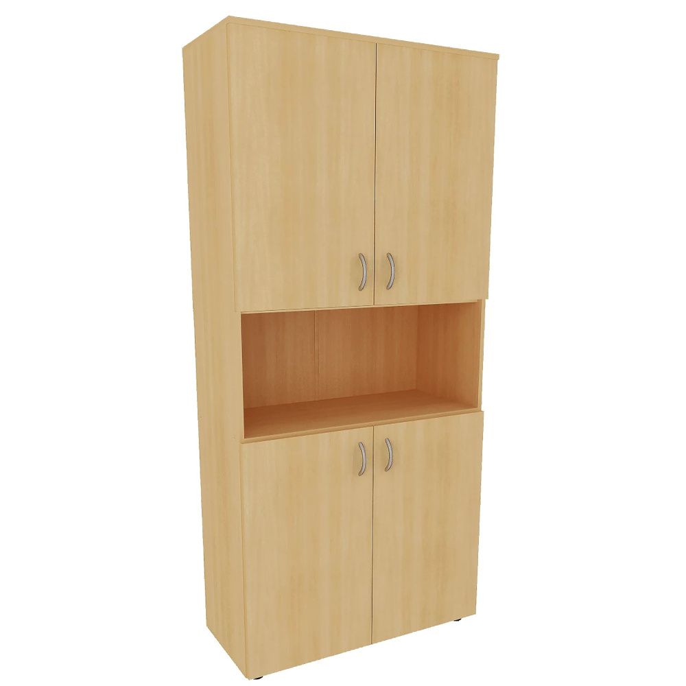 "Бюджет" Шкаф широкий для учебных пособий с нишей (850*450*2010)