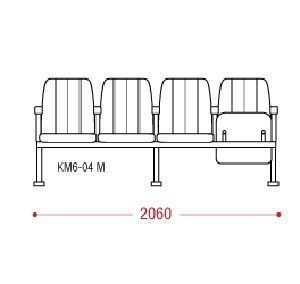 КФ София  четырехместная секция 206х90х62 см