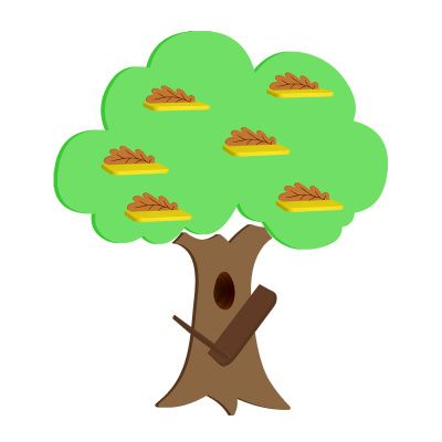 РК Полка Дубок 1000х200х1400мм