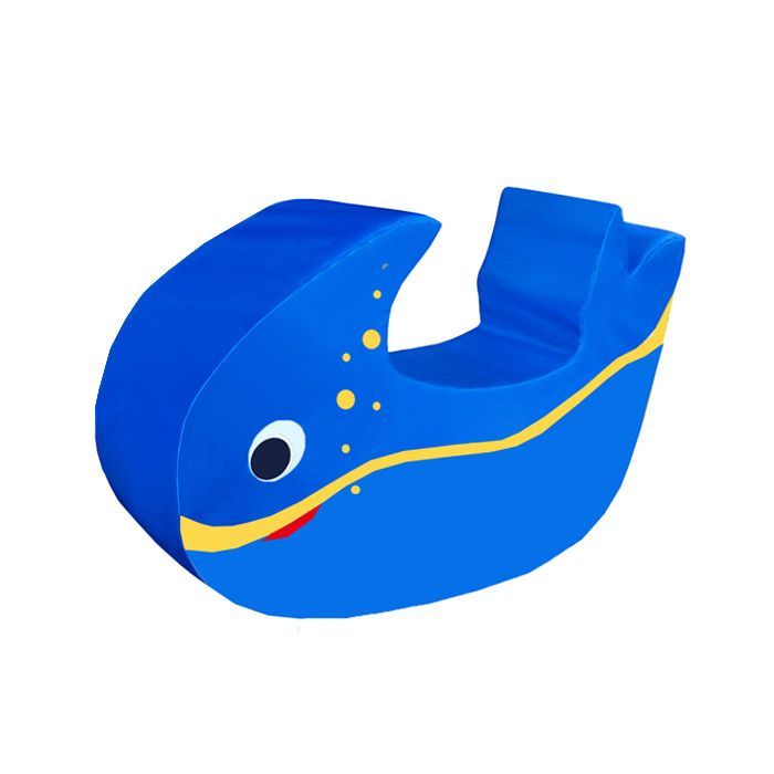 РК Мягкая горка "Качалка кит"