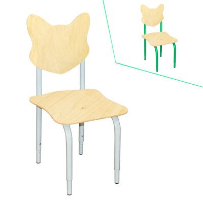 РК100 Стул детский на м/к регулируемый (Лак)