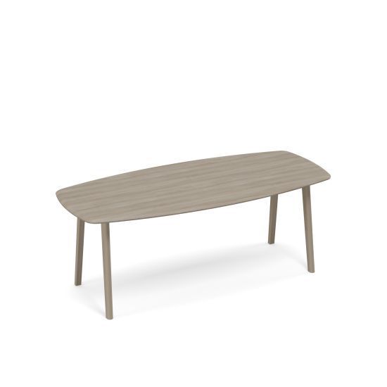 ТМ В2 144 Стол для переговоров фигурный WOOD  220x100x75.6