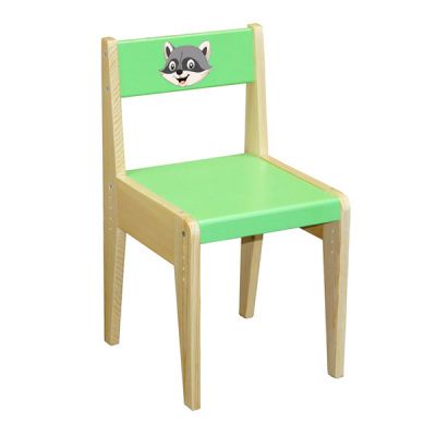 РКМ-10.016 Стул из фанеры регулируемый ВЫРАСТАЙКА (енот)