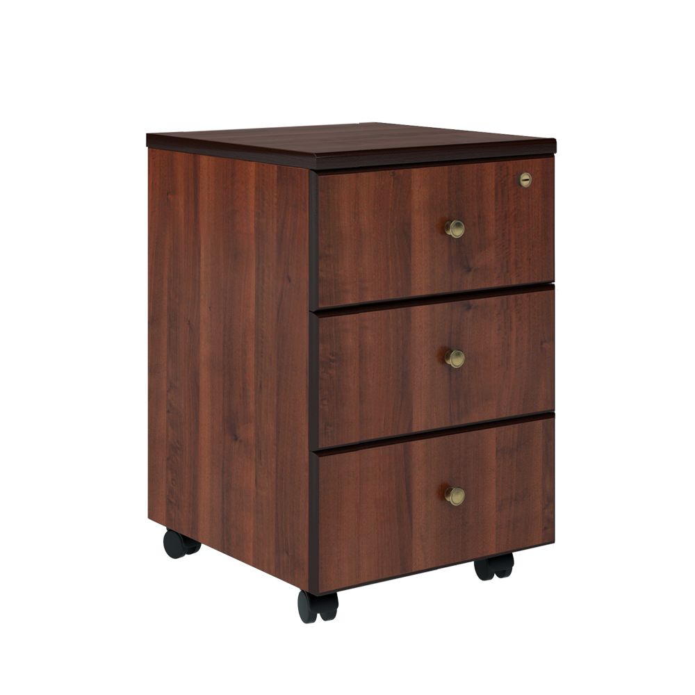 BRN86303 Тумба подкатная с 3 ящиками (39х54х68)