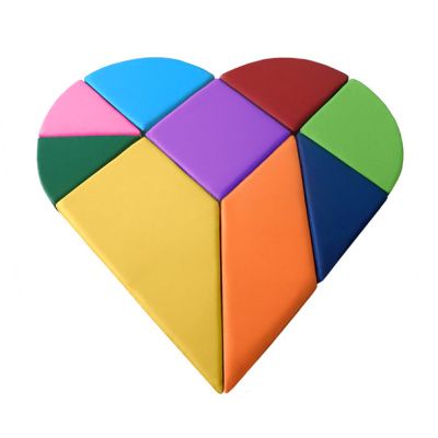 РК Мат детский "Сердечко"