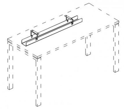 А4.724 Кабель-канал горизонтальный
