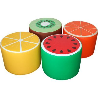 РД Пуфик &quot;Фрукты &quot; d = 40 см, h = 30 см