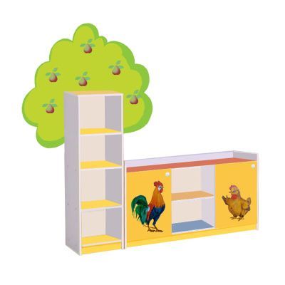 РК Стенка 2 с декорацией 23 1900х350х1500мм