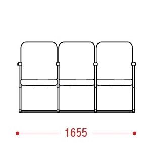 КФ Рим1М трехместная секция 165.5х90х65
