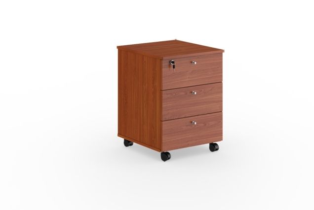 BRT194303 Тумба подкатная с 3 ящиками (43x46x60)