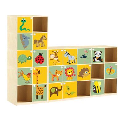 РК Стенка детская с УФ печатью набор 5/39 и 5/23 2100х350х1560мм