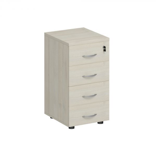 К311 Тумба приставная 4-х ящичная с замком 40x45x75