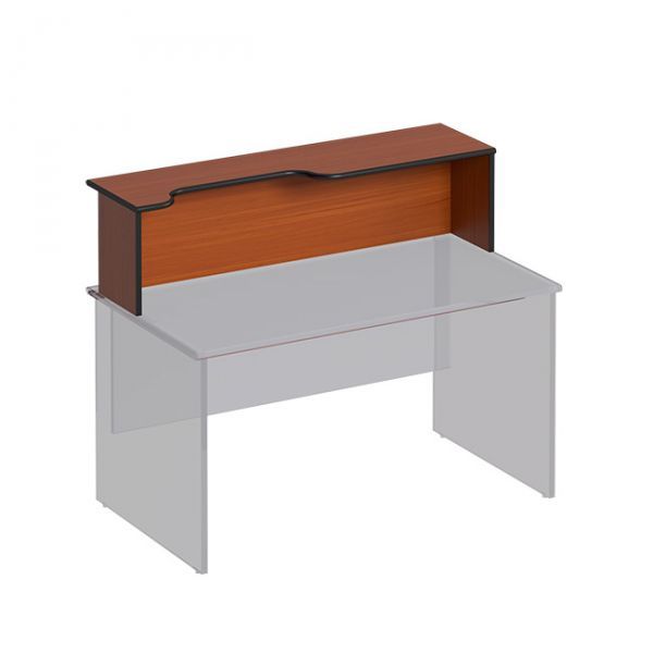 ДР470  Надстройка к столу с вырезом левая 140х38х37