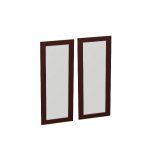 МЛ8.3 дверь стеклянная в рамке (804х18х1181)