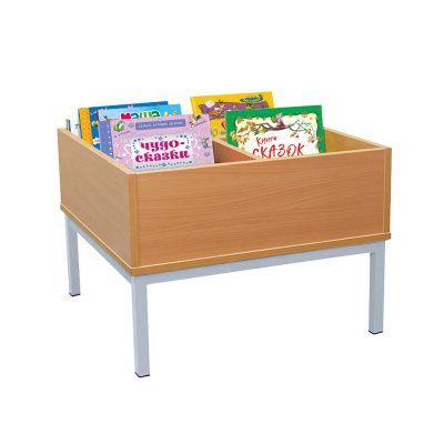 РК Тумба для плакатов и пособий 21 ( 4 бокса) 600х600х500мм