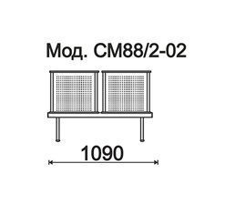 КФ Стайл  двухместная секция 109х84х56 см