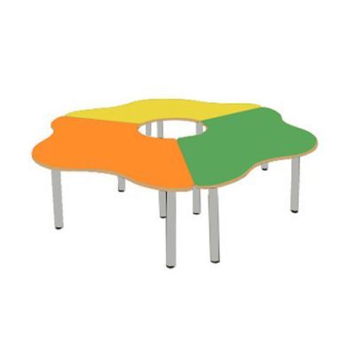 РК25 СТОЛ ДЕТСКИЙ МДФ РЕГУЛИРУЕМЫЙ (ДИАМ.1400)