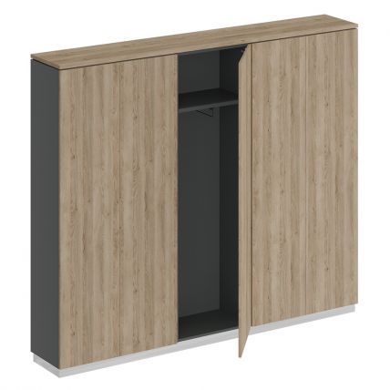 СИ316 Speech Шкаф комбинированный (закрытый-одежда узкий-закрытый) 240.4x40x203.4