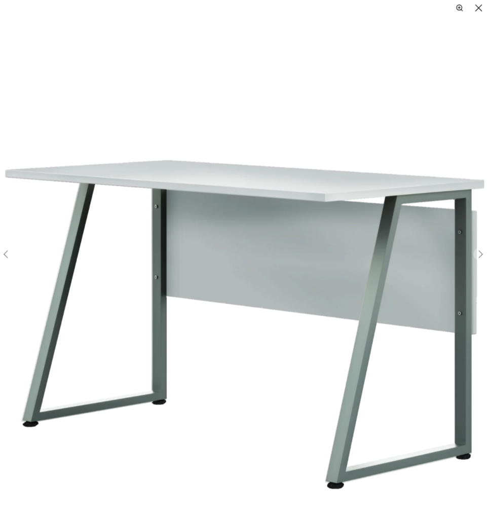 "Трапеция" Стол письменный 2 м фиксированный, № 7 (1200х600х820) 