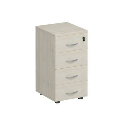 К311 Тумба приставная 4-х ящичная с замком 40x45x75