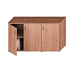 ИСП06 Шкаф комбинированный низкий (закрытый + закрытый узкий) 133х46х75 