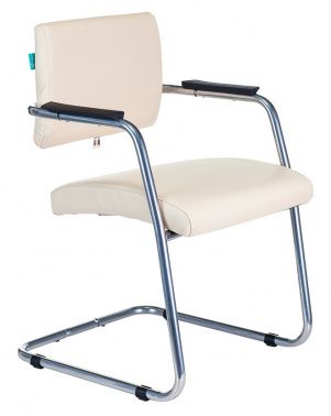 БР CH-271N-V кресло для посетителя хром/экокожа