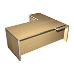 МЕ138 Стол руководителя с приставкой боковой левой (200*180*76) 