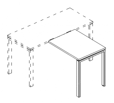 A4 1 071 Брифинг-приставка на м/к UNO (80х60х75)