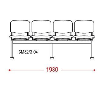 КФ Принт  четырехместная секция 198х80х61 см