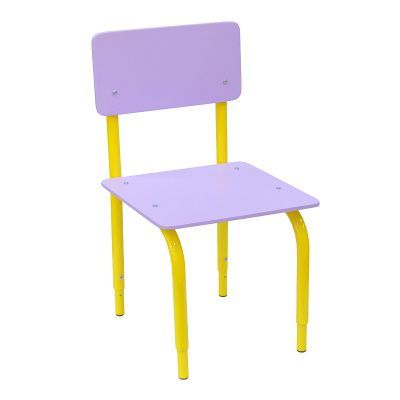 РК2.124 Стул детский на м/к регулируемый (каркас жёлтый/ирис)