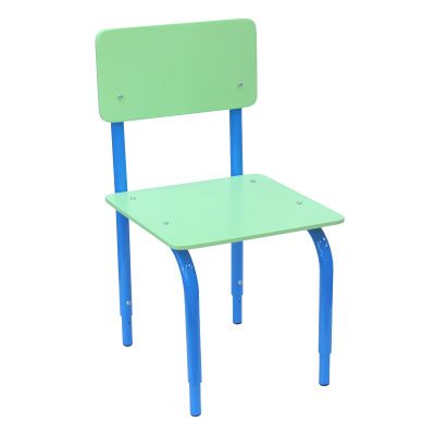 РК2.131 Стул детский на м/к регулируемый (каркас синий/салатовый)