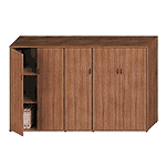 ИСП25 Шкаф средний (закрытый + закрытый узкий + закрытый) 220х46х136 