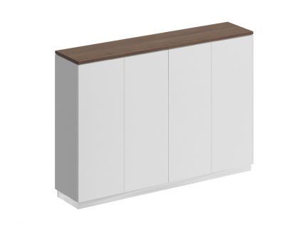 СИ320 Bravo Шкаф для документов закрытый средний 180.2x40x124.6